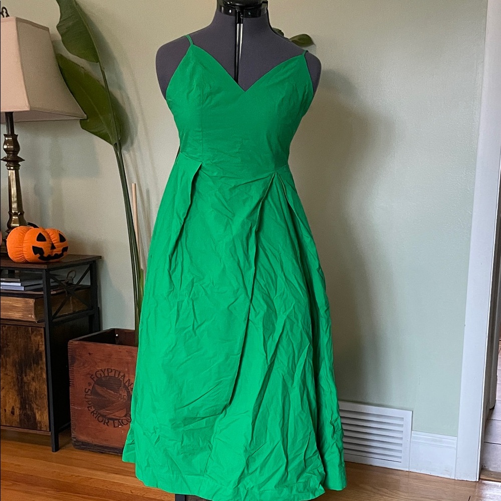 Petal & Pup tie back green dress